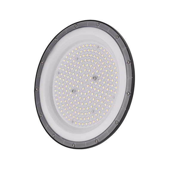 high bay lighting,150W,UFO-6-150W,6500K daylight white,16500LM,IP65 waterproof,ceiling mounting for warehouse and conference room.